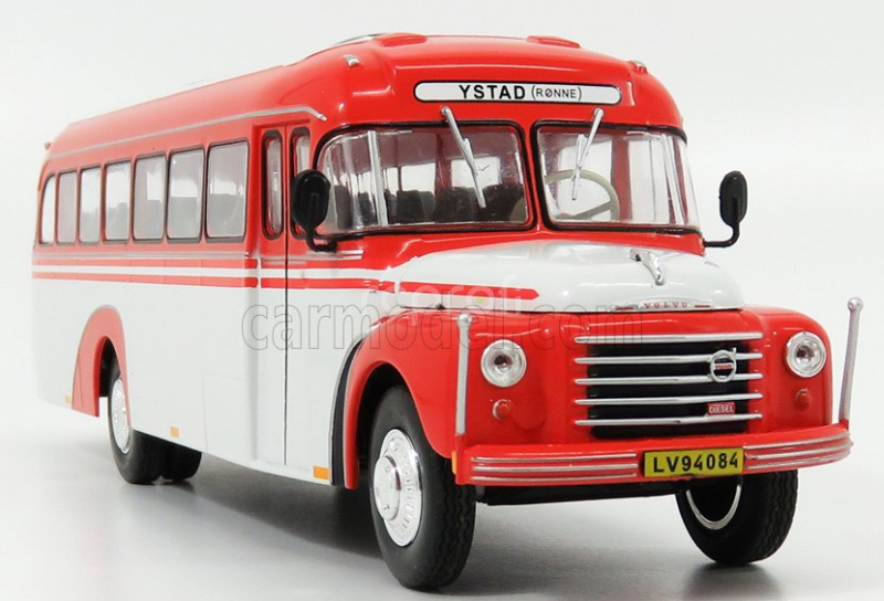 Edicola Volvo B375 Autobus Sweden 1957 1:43 Oranžová Bílá