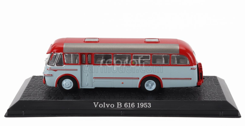 Edicola Volvo B616 Autobus 1953 - Damage Display Box 1:72 Červená Světle Modrá