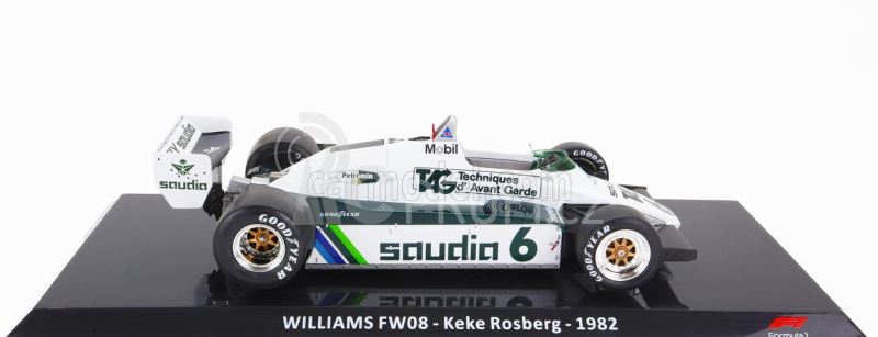 Edicola Williams F1 Fw08 N 6 World Champion Season 1982 Keke Rosberg 1:24