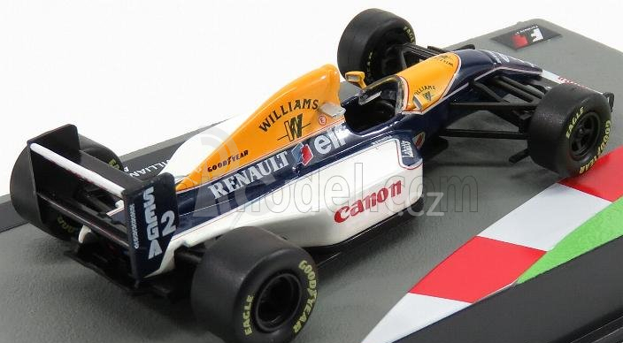 Edicola Williams F1  Renault Fw15 Elf N 2 Alain Prost Season 1993 World Champion 1:43 Modrá Žlutá Bílá