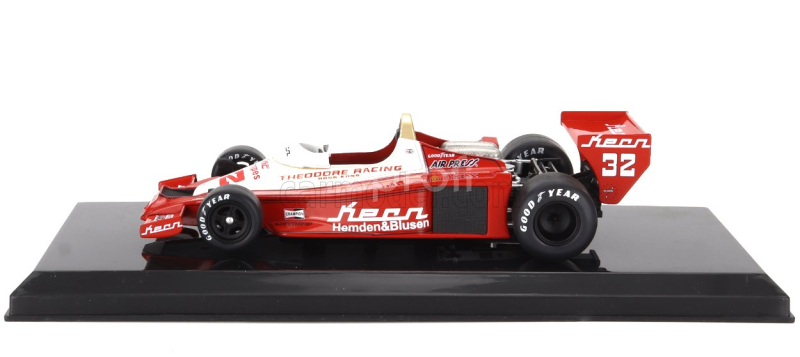 Edicola Williams F1  Wolf Wr3 N 32 Season 1978 Keke Rosberg - Con Vetrina - With Showcase 1:24 Červená Bílá