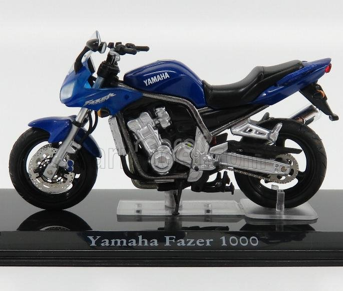 Edicola Yamaha Fazer 1000 - Damage Display Box 1:24 Blue Met