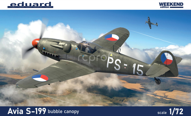 Eduard 7471 Avia S-199 s vypouklým překrytem kokpitu 1/72