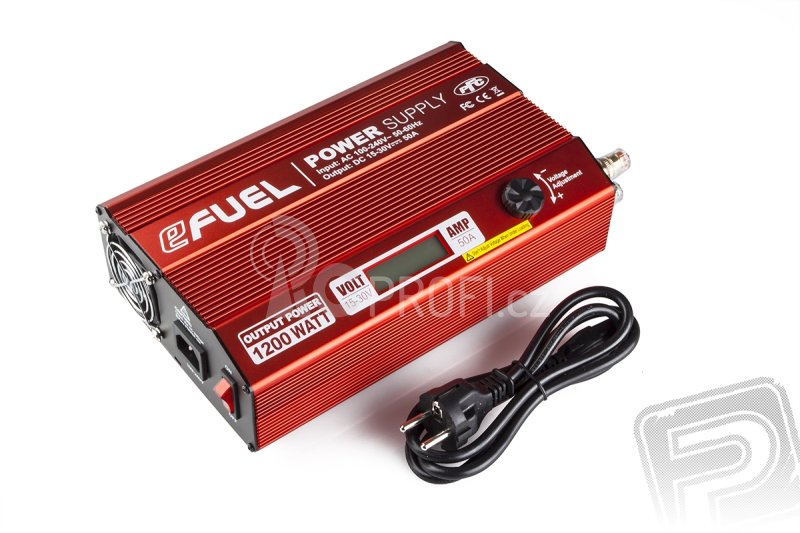 eFuel 1200W/50A spínaný zdroj 15-30 V