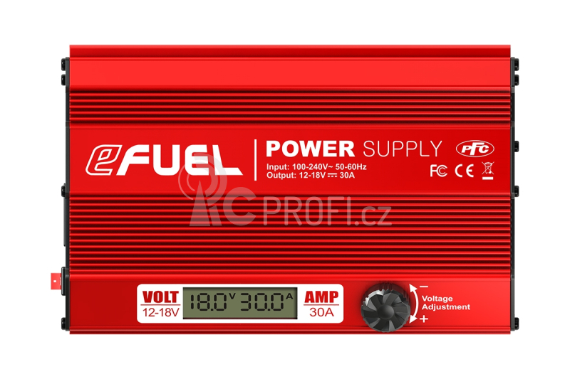 eFuel 540W/30A spínaný zdroj 12-18 V