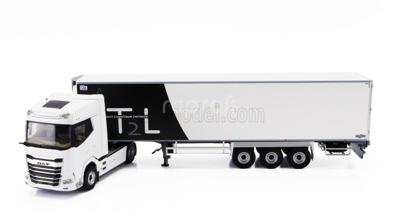 Eligor DAF Xg Truck Semi-frigo T2l Transports 2021 1:43 Bílá Modrá