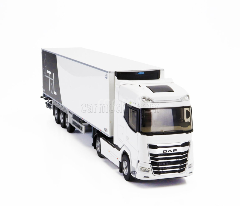 Eligor DAF Xg Truck Semi-frigo T2l Transports 2021 1:43 Bílá Modrá