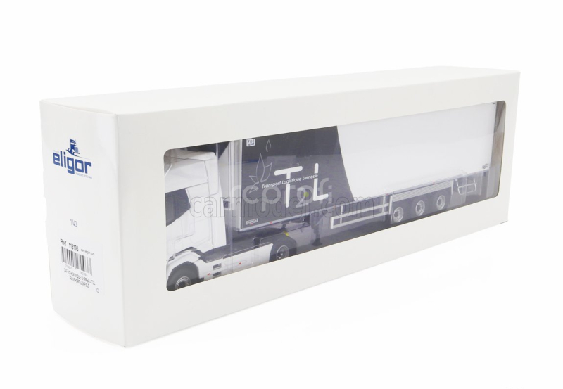 Eligor DAF Xg Truck Semi-frigo T2l Transports 2021 1:43 Bílá Modrá