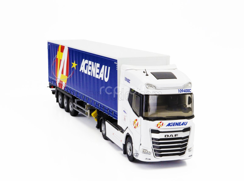 Eligor DAF Xg Truck Telonato Ageneau Transports 2021 1:43 Bílá Modrá