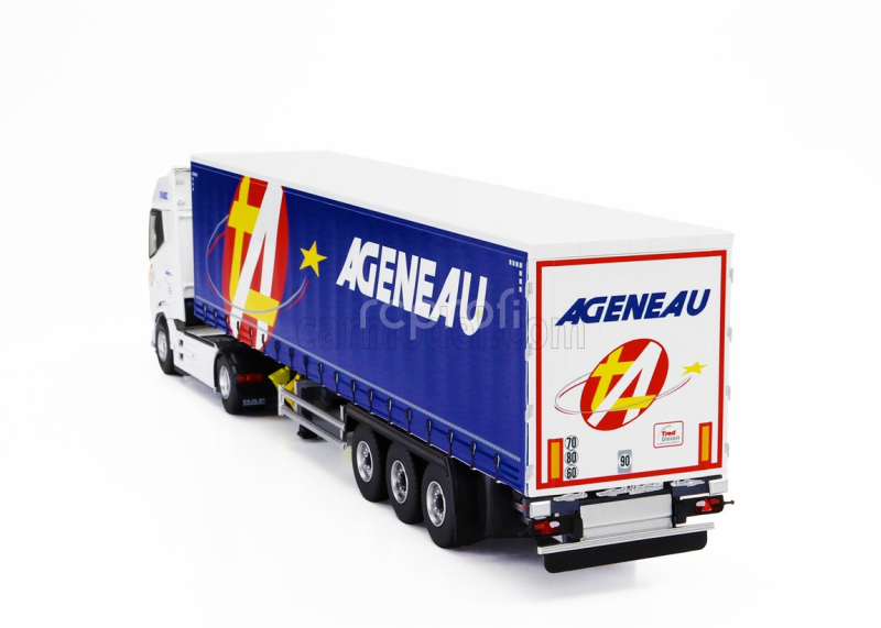 Eligor DAF Xg Truck Telonato Ageneau Transports 2021 1:43 Bílá Modrá