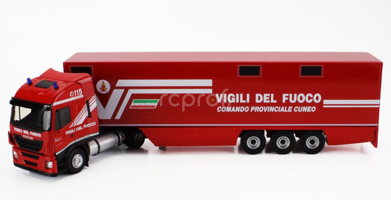 Eligor Iveco fiat Stralis 480e6 Euro 6 Truck Fire Engine 2018 1:43 Červená Bílá