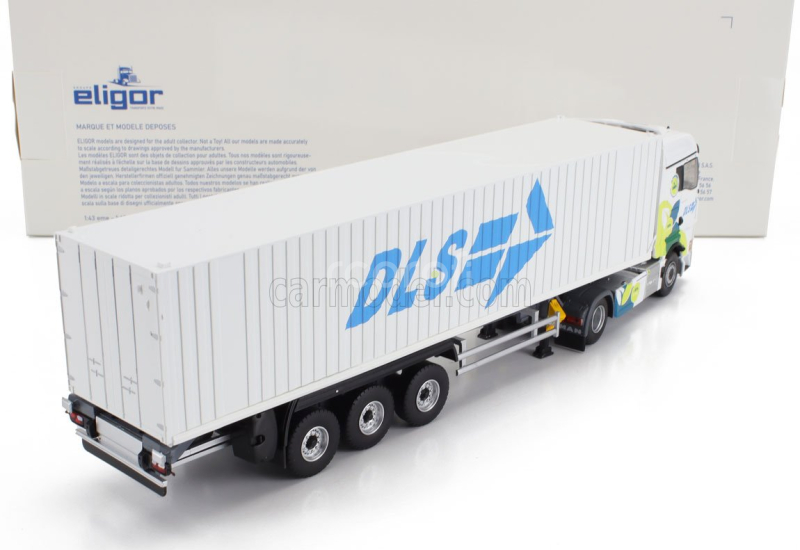 Eligor MAN Tgx 18.470 Cassonato Dls Transports 2021 1:43 Bílá