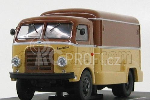 Eligor Om fiat Leoncino Truck - Carni Macellate 1:43 Béžově Hnědá