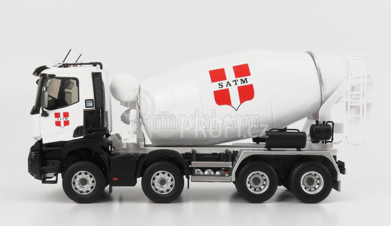 Eligor Renault C430 Satm Truck Tanker Cement Mix Betoniera 2021 1:43 Bílá Červená