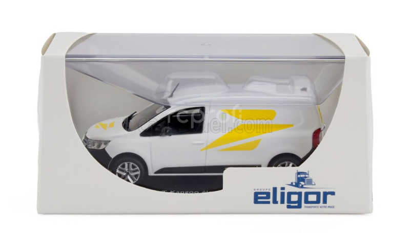 Eligor Renault Kangoo Electric La Poste 2020 1:43 Bílá Žlutá