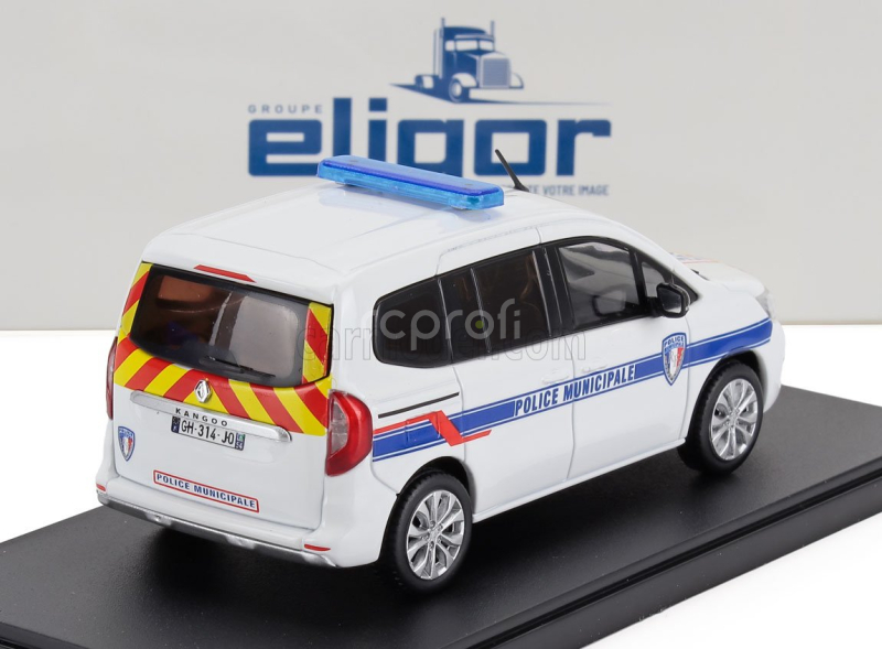 Eligor Renault Kangoo Police Municipale 2023 1:43 Bílá Modrá
