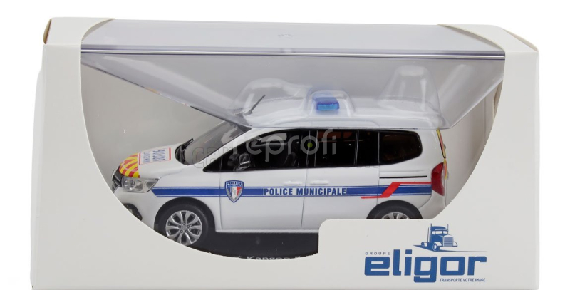 Eligor Renault Kangoo Police Municipale 2023 1:43 Bílá Modrá