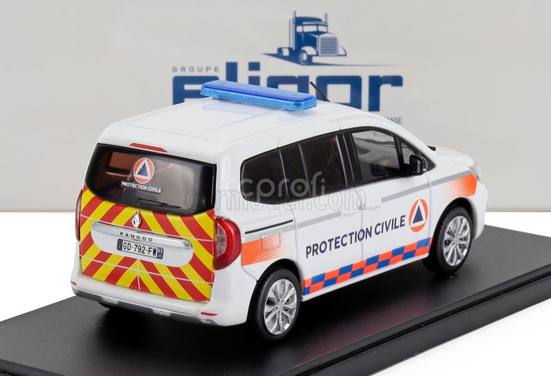 Eligor Renault Kangoo Protection Civile 2023 1:43 Bílá
