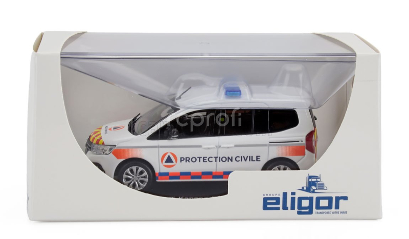 Eligor Renault Kangoo Protection Civile 2023 1:43 Bílá
