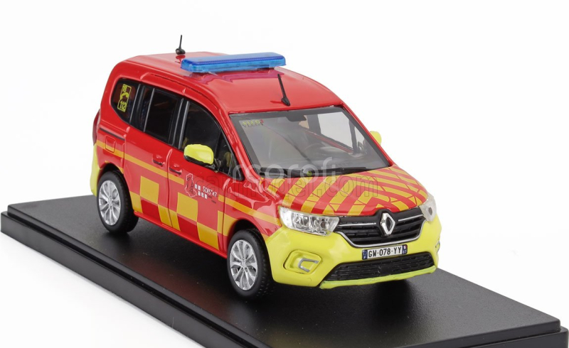 Eligor Renault Kangoo Sdis 87 Sapeurs Pompiers 2020 1:43 Červená Žlutá