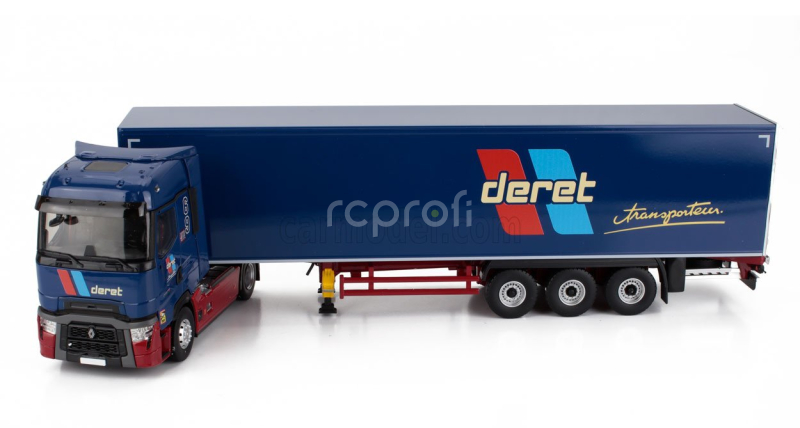 Eligor Renault T-high Truck Cassonato Deret Transports 2023 1:43 Blue