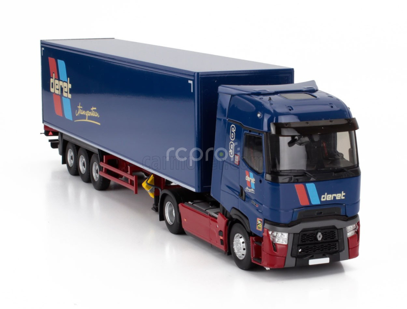 Eligor Renault T-high Truck Cassonato Deret Transports 2023 1:43 Blue