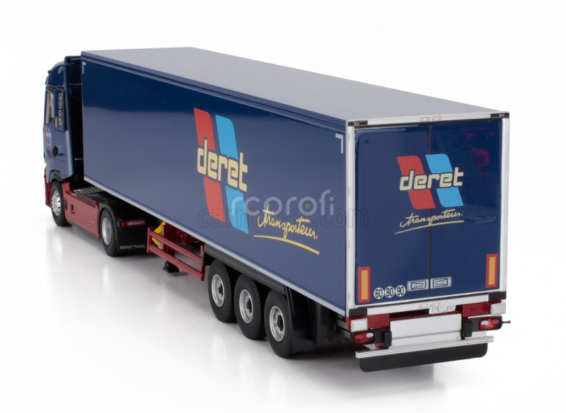 Eligor Renault T-high Truck Cassonato Deret Transports 2023 1:43 Blue