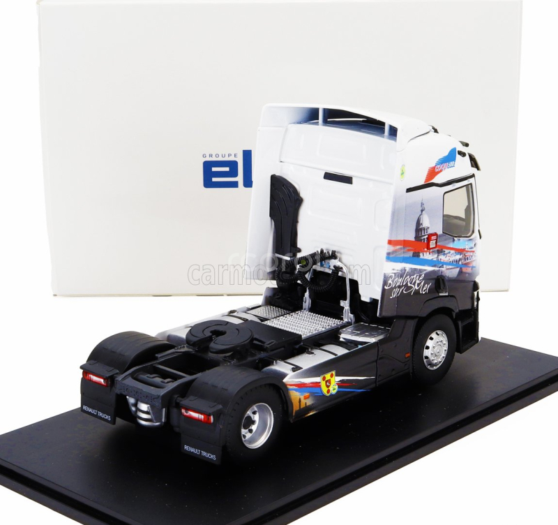 Eligor Renault T-line High Tractor Truck Boulogne Sur Mer 2-assi 2021 1:43 Černá Bílá