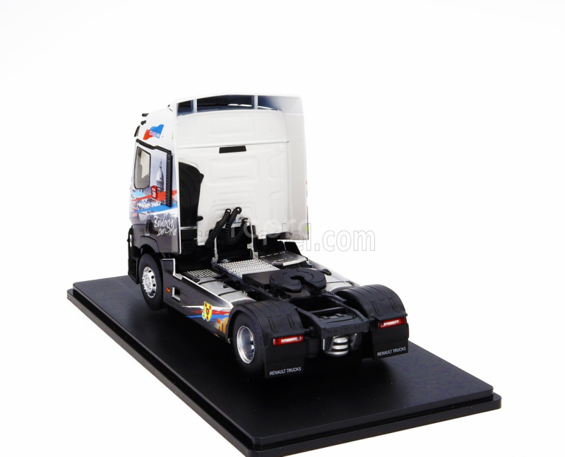 Eligor Renault T-line High Tractor Truck Boulogne Sur Mer 2-assi 2021 1:43 Černá Bílá