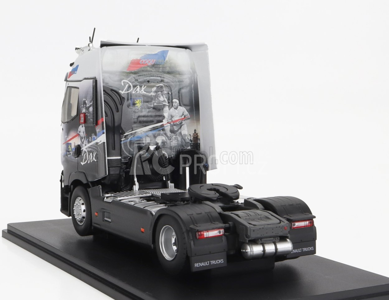 Eligor Renault T-line High Tractor Truck Dax 2-assi 2021 1:43 Černá Bílá