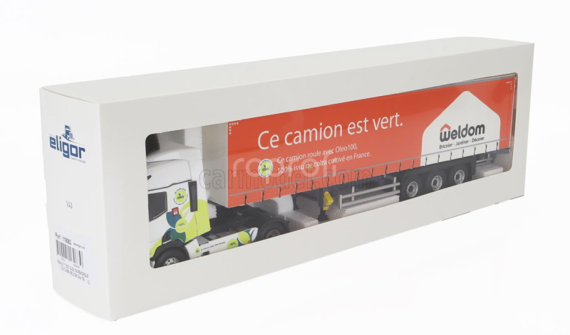 Eligor Renault T-line Truck Telonato Weldom Transports 2023 1:43 Bílá Oranžová