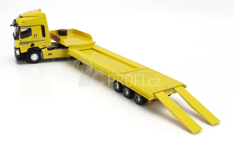 Eligor Renault T460 Truck Pianale Moroni Transports 2021 1:43 Žlutá