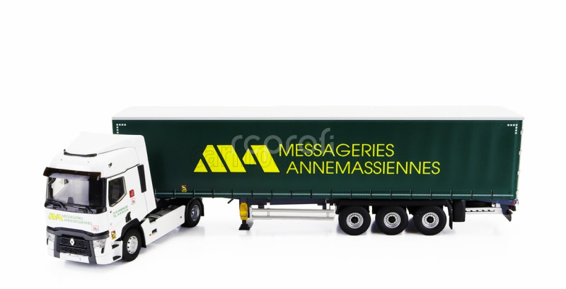 Eligor Renault T460 Truck Telonato Annemassiennes Transports 2021 1:43 Bílá Zelená