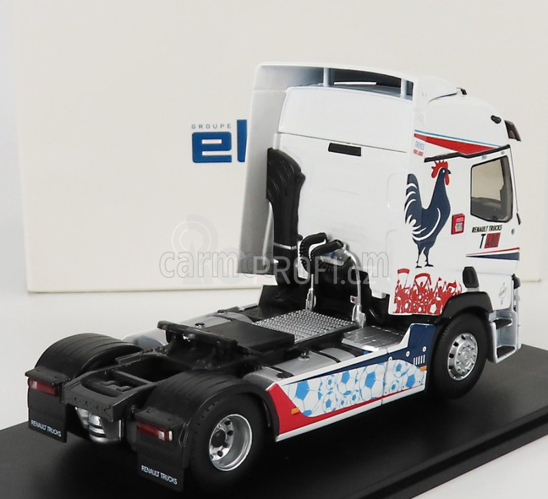 Eligor Renault T480 Tractor Truck 2-assi 2021 1:43 Bílá