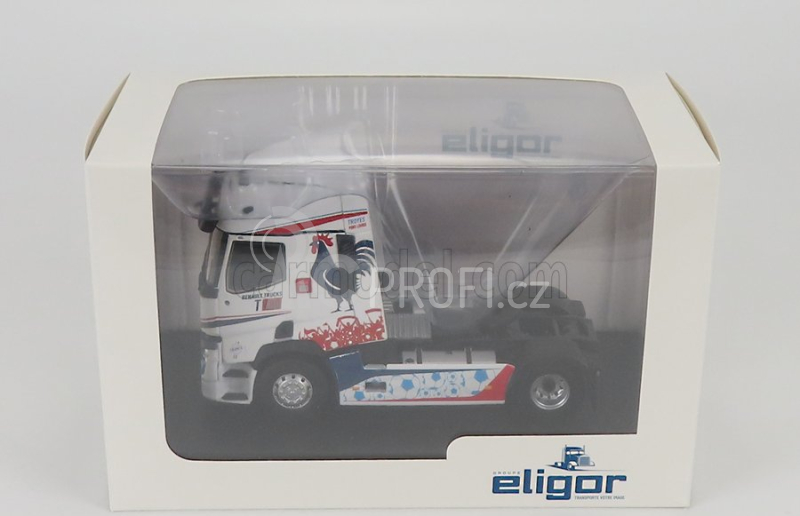 Eligor Renault T480 Tractor Truck 2-assi 2021 1:43 Bílá
