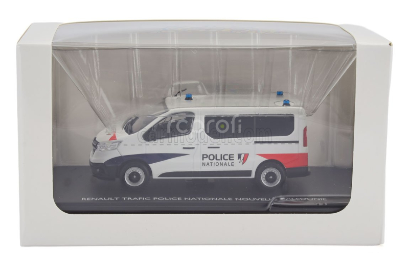 Eligor Renault Trafic Minibus Police Nationale Nouvelle Caledonie 2024 1:43 Bílá