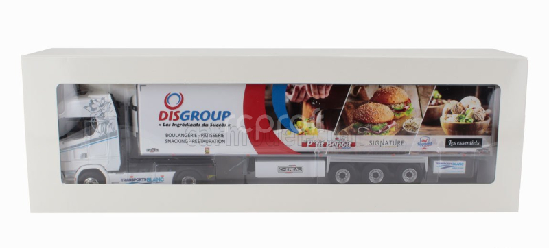 Eligor Scania S500 Semi Frigo Truck Cassonato Chereau Transports Blanc Disgroup 2024 1:43 Bílá