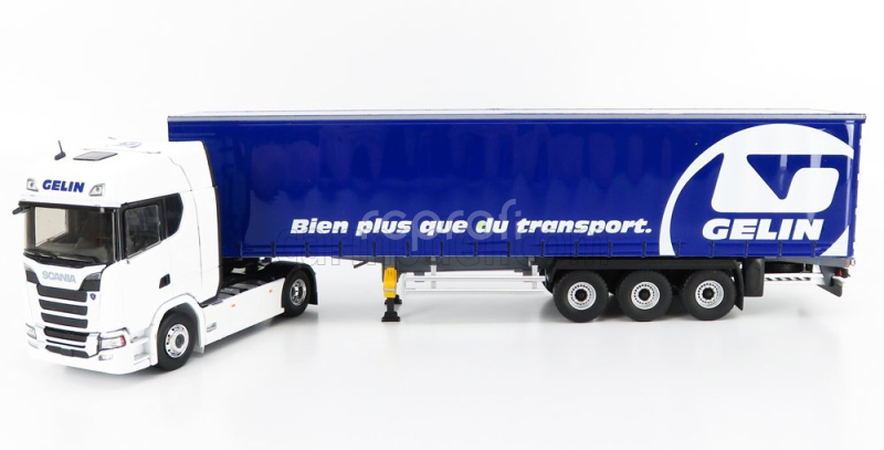 Eligor Scania S500 Truck Telonato Gelin Transports 2016 1:43 Bílá Modrá