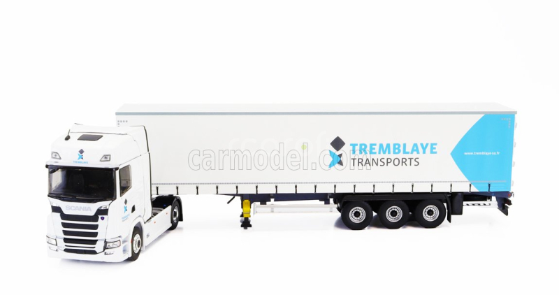 Eligor Scania S500 Truck Telonato Tremblaye Transports 2020 1:43 Bílá