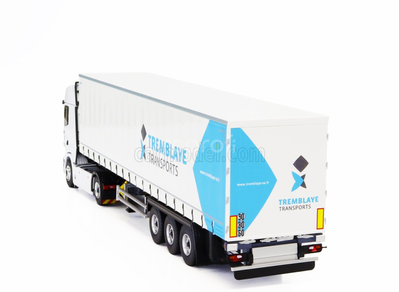 Eligor Scania S500 Truck Telonato Tremblaye Transports 2020 1:43 Bílá