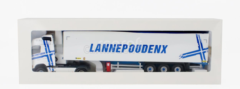 Eligor Volvo Fh 500 Truck Cassonato Lannepoudenx Transports 2020 1:43 Bílá Modrá