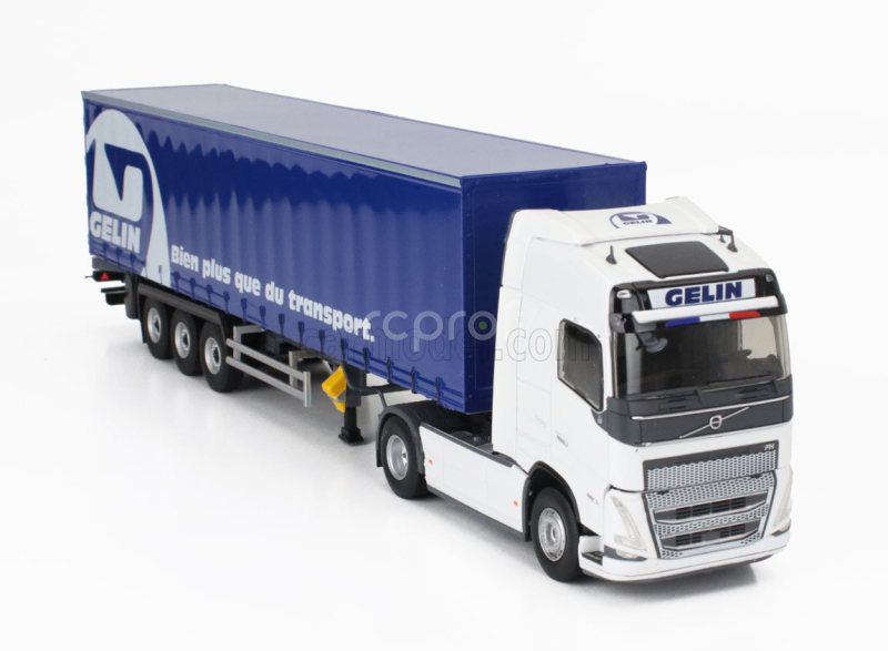 Eligor Volvo Fh 500 Truck Telonato Gelin Transports 2020 1:43 Bílá Modrá