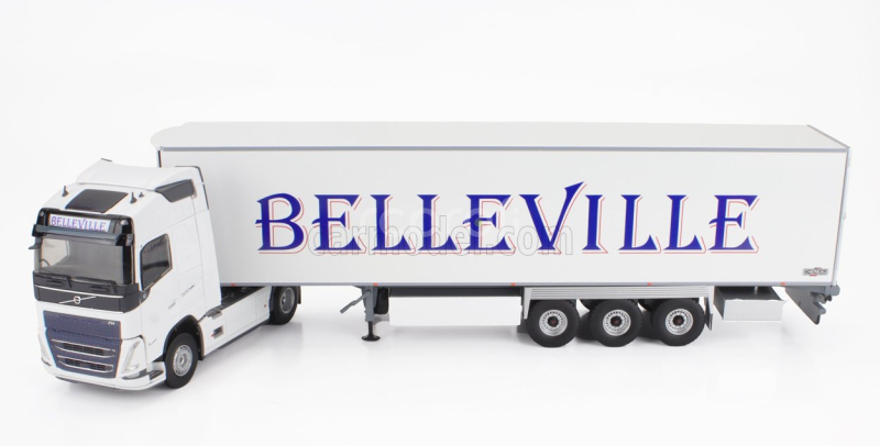 Eligor Volvo Fh4 500 Truck Semi-frigo Belleville Transports 2020 1:43 Bílá