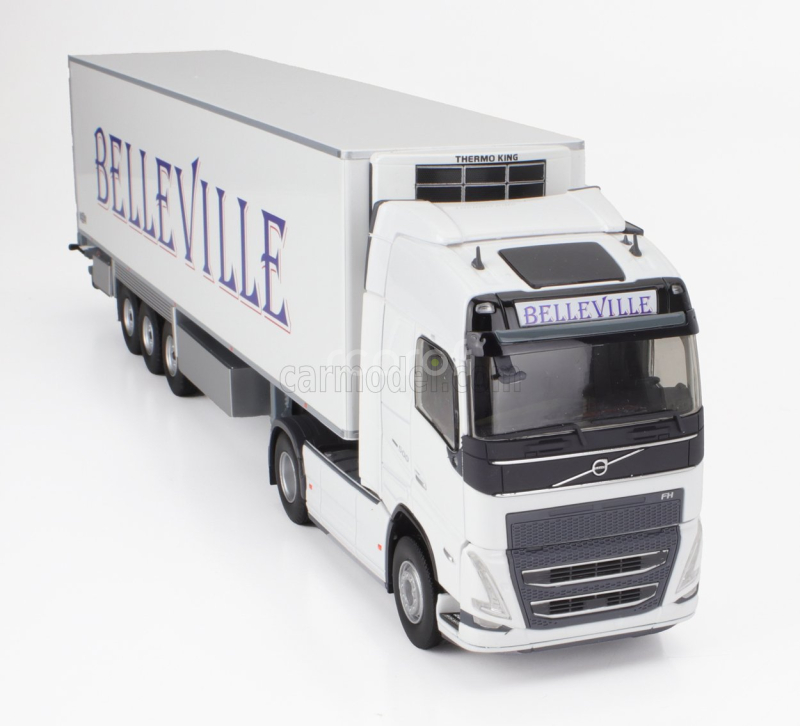 Eligor Volvo Fh4 500 Truck Semi-frigo Belleville Transports 2020 1:43 Bílá