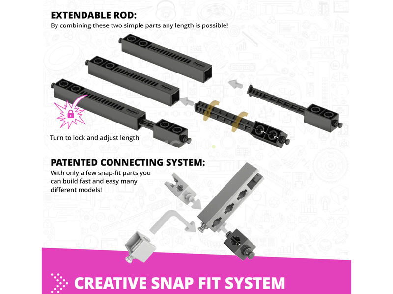 Engino Creative Builder Designer 30 modelů + motor