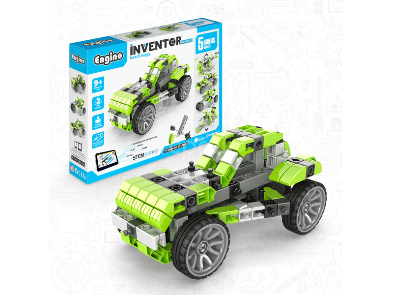 Engino Inventor Mechanics plážová bugina 5 modelů