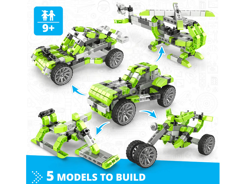 Engino Inventor Mechanics plážová bugina 5 modelů