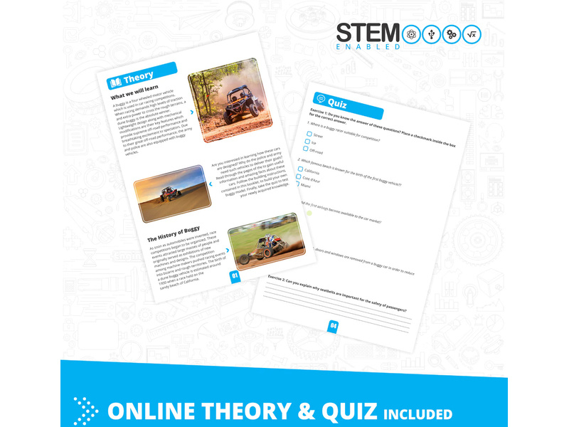 Engino Inventor Mechanics plážová bugina 5 modelů