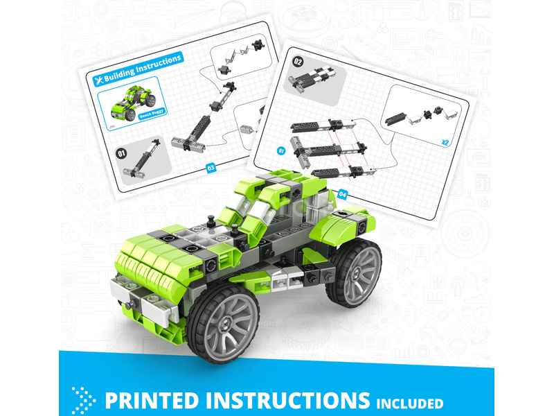 Engino Inventor Mechanics plážová bugina 5 modelů