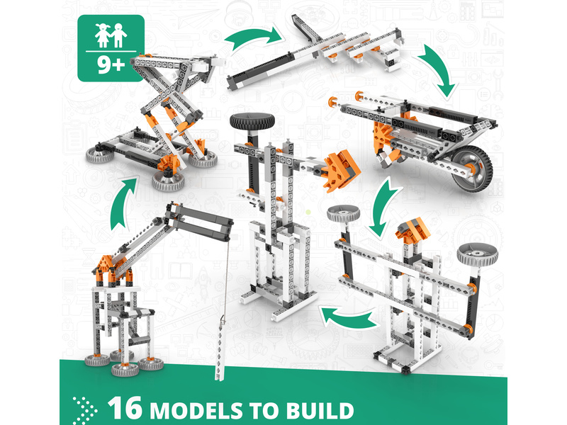 Engino Stem Mechanické páky, propojení a konstrukce